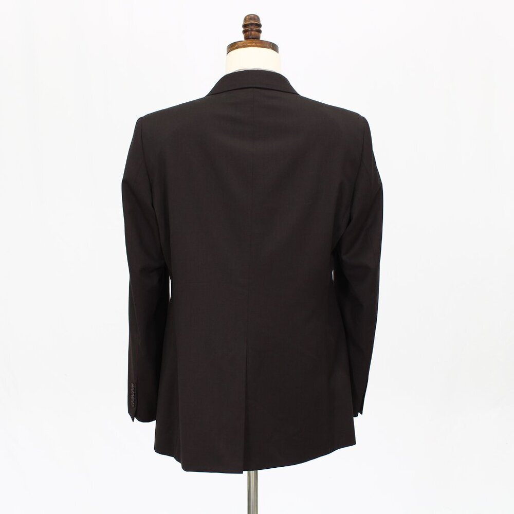 Topman 42R Brown Solid 3-Button Sport Coat Blazer Jacket G541 - Picture 7 of 11